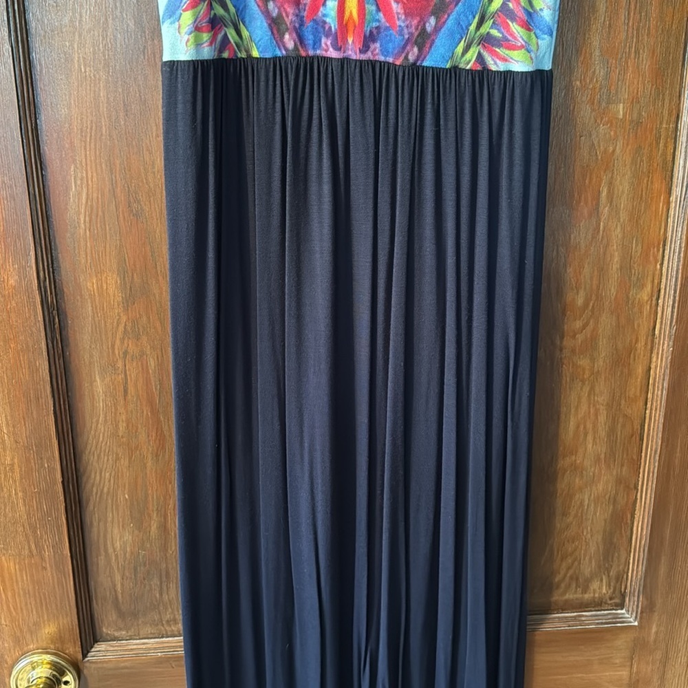 12PM by Mon Ami Multi Colored Maxi Dress - Picture 8 of 9
